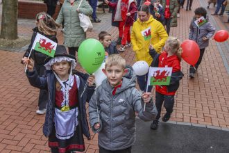 Dydd Gŵyl Dewi Wrecsam 2025 celebrations