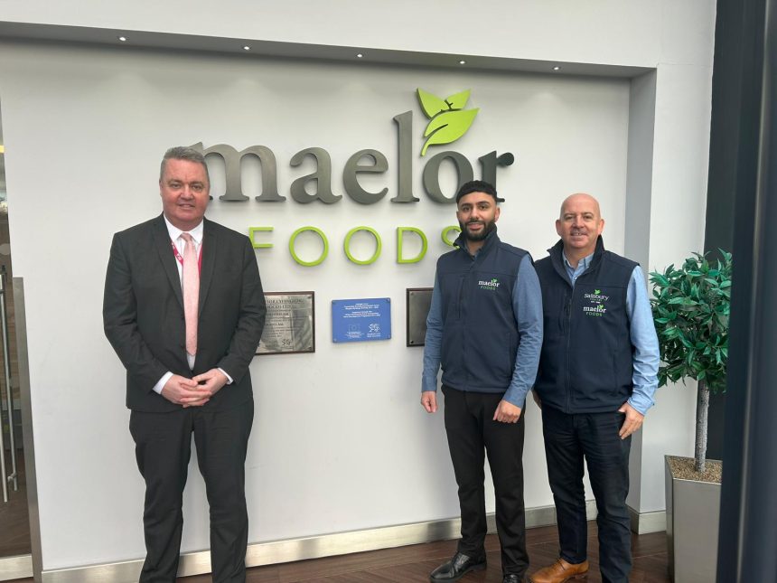 Maelor Foods’ success story highlights business confidence in Wrexham