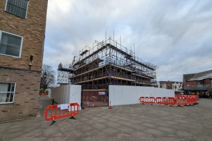 City centre footpath closure