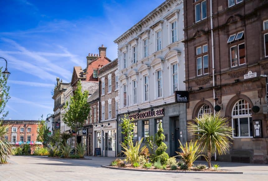 Grant and loan schemes for city centre shops and commercial properties in Wrexham