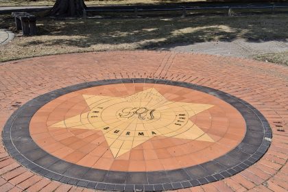 Burma Star memorial in Wrexham