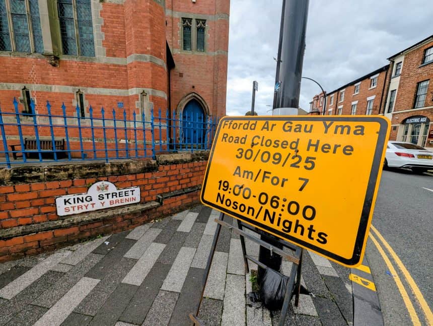 King Street Road closures 30th September – 6th October