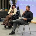 Samantha Maxwell local author book launched at Tŷ Pawb