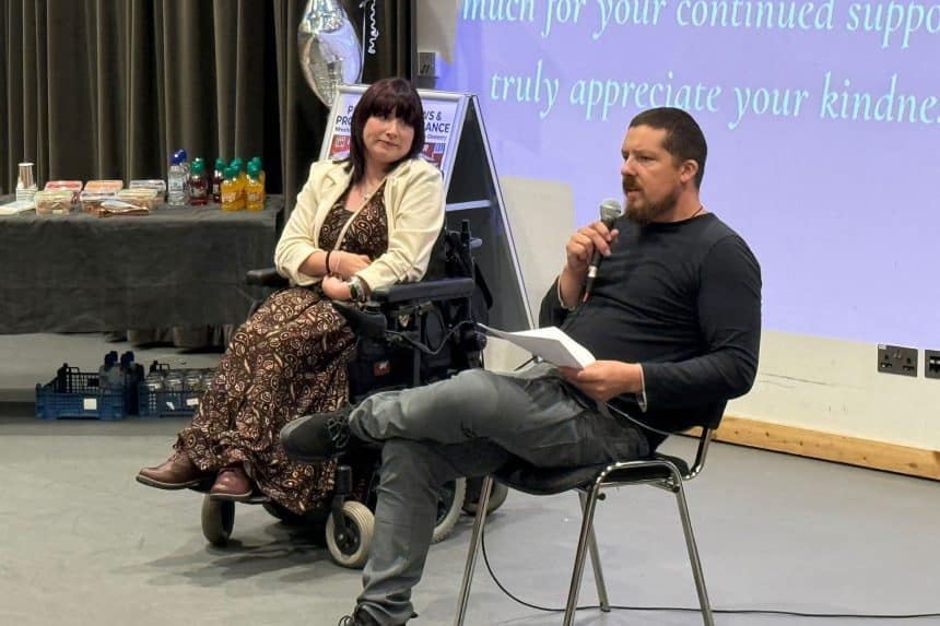 Samantha Maxwell local author book launched at Tŷ Pawb