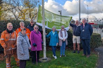A new Green Flag raised at Bellevue Park
