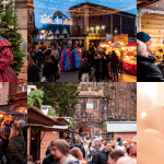 Montage of images from Wrexham Victorian Christmas Market