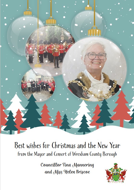 A festive message from the Mayor of Wrexham