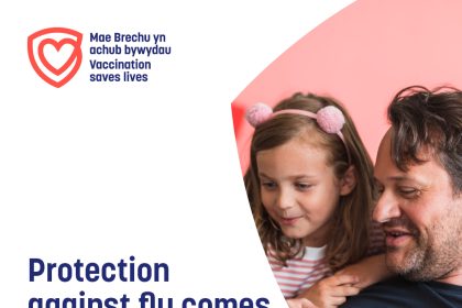 Parents whose children missed their flu vaccine in school are being urged to take up the offer, as flu cases in Wales continue to rise