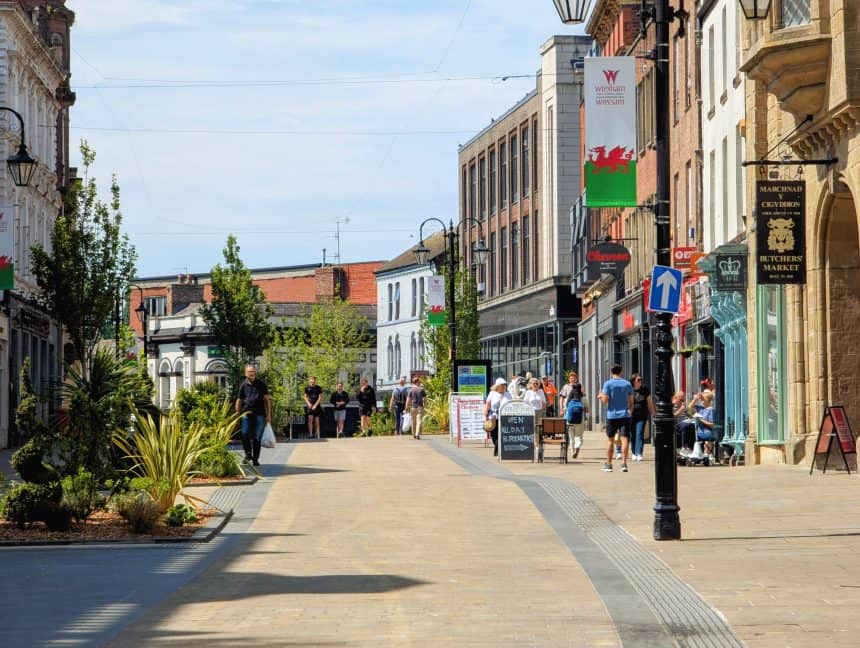 Wrexham city centre