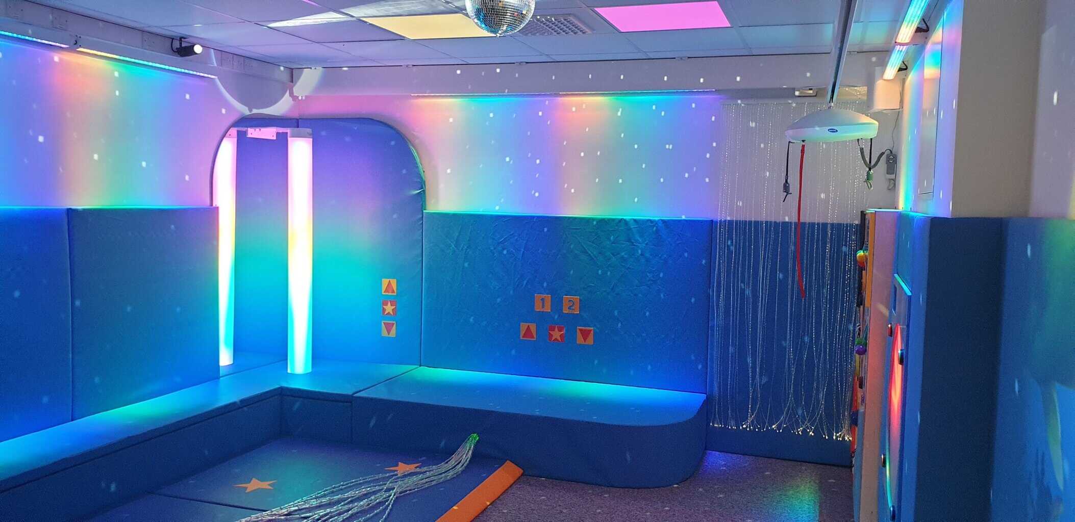 Wrexham Wellbeing Hub sensory room