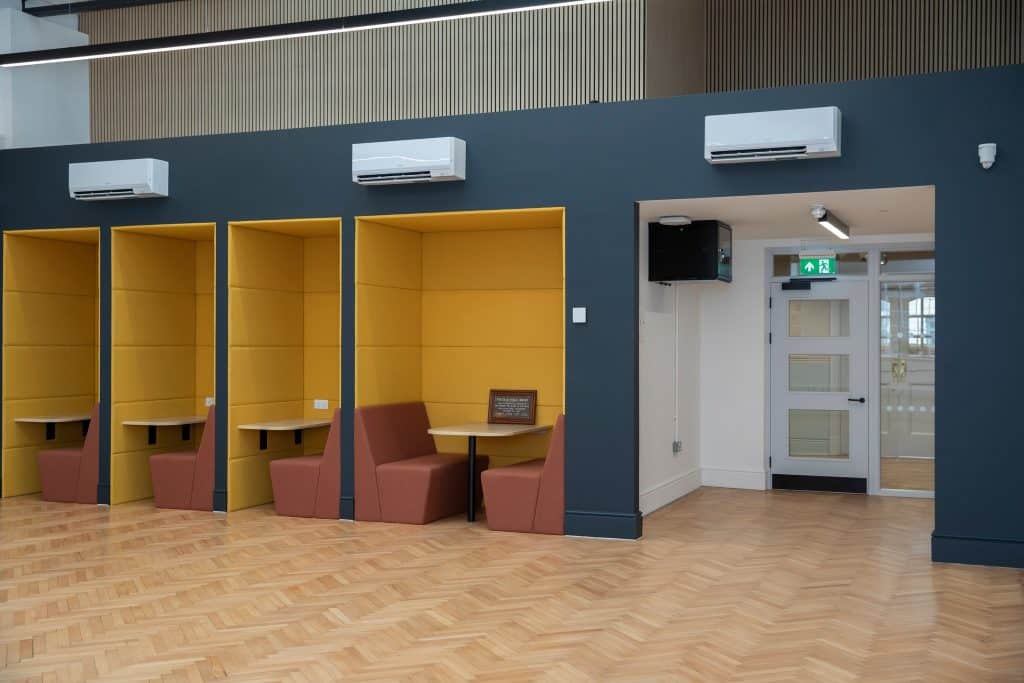 Wrexham Old Library compact hotspot spaces