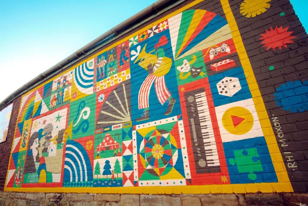 Colourful Art Trail Mural