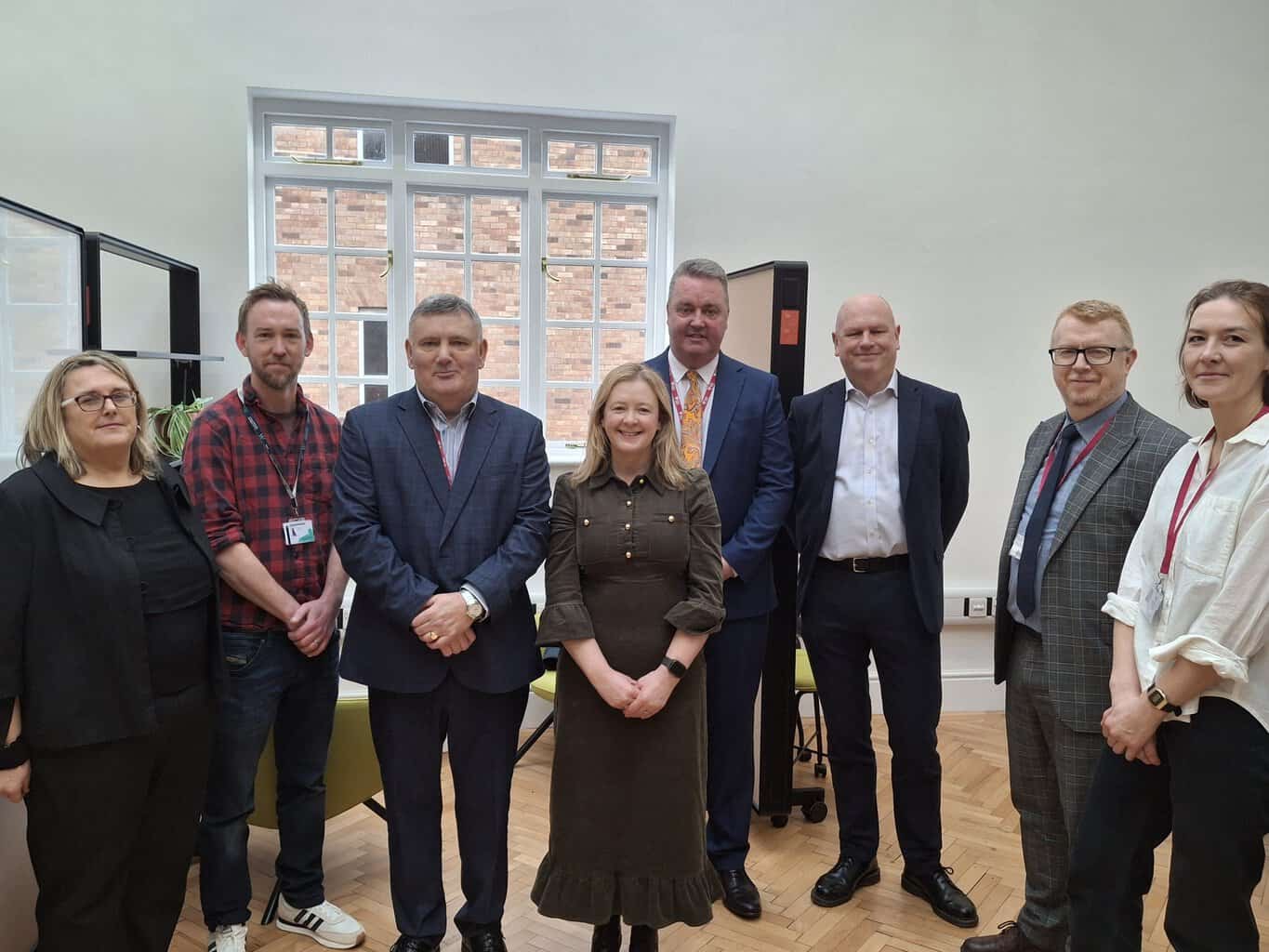 Jayme Bryant MS visits the Creative Hub in Wrexham