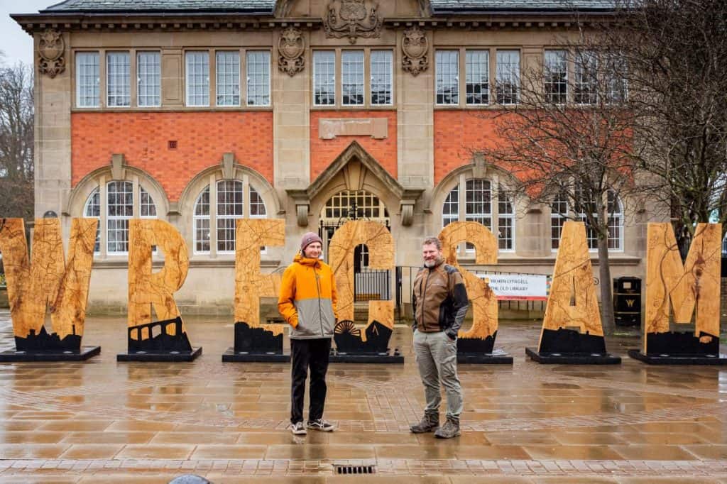 Iconic WRECSAM letters unveiled in Queens Square