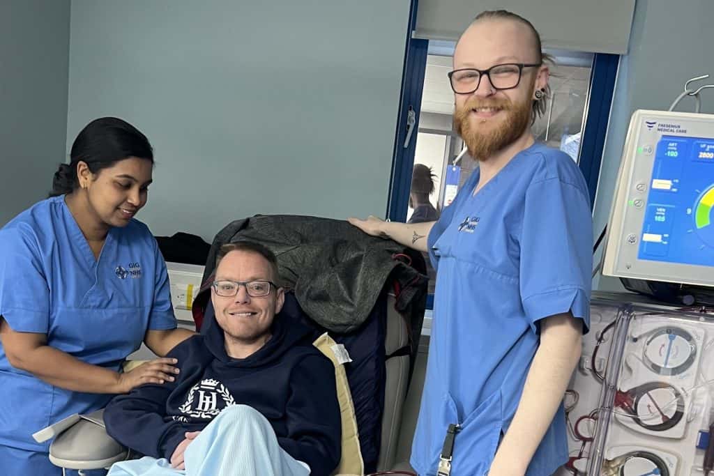 The renal unit at Wrexham Maelor Hospital