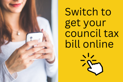 Switch to get your council tax bill online - ebilling