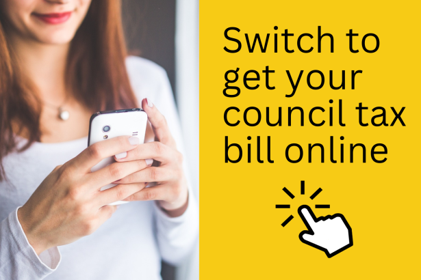 Switch to get your council tax bill online - ebilling