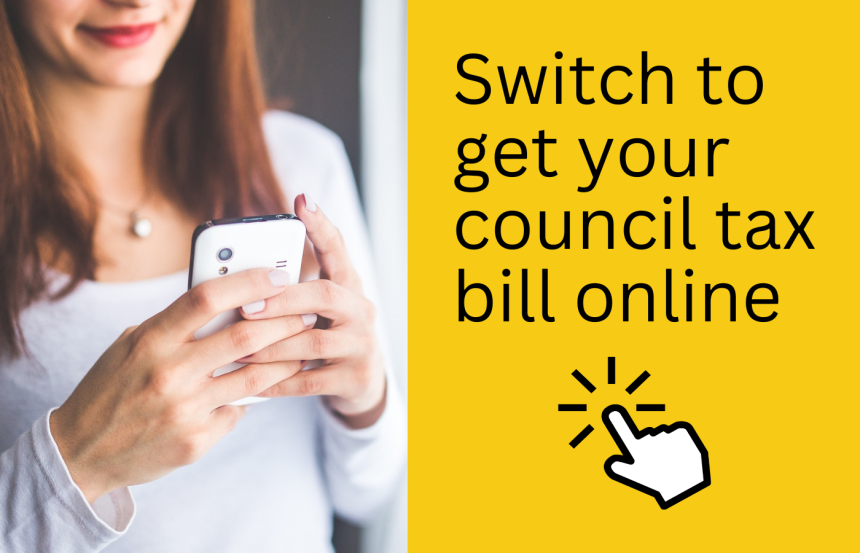 Switch to get your council tax bill online - ebilling