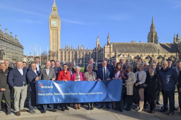 Over 120 stakeholders took the train journey to London to lobby for improved rail connections.