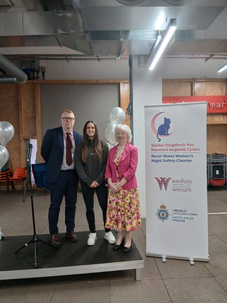Launch of North Wales Women’s Night Safety Charter at Ty Pawb.