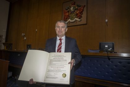 Picture special: Wrexham manager Phil Parkinson receives Freedom of the County Borough
