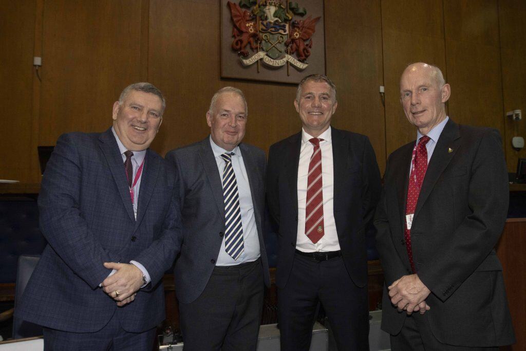 Picture special: Wrexham manager Phil Parkinson receives Freedom of the County Borough