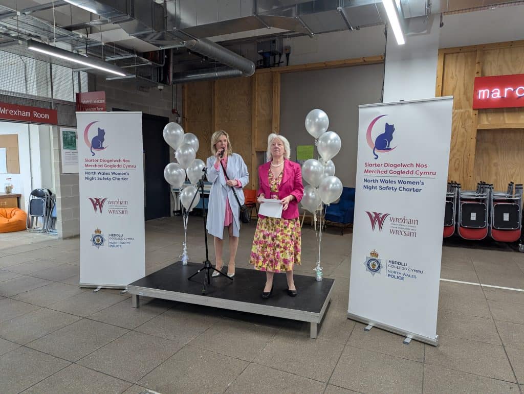 Launch of North Wales Women’s Night Safety Charter at Ty Pawb.