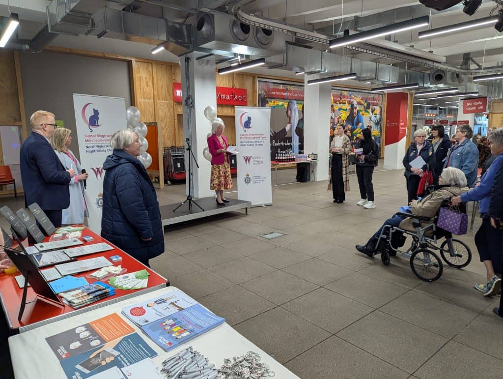 Launch of North Wales Women’s Night Safety Charter at Ty Pawb.