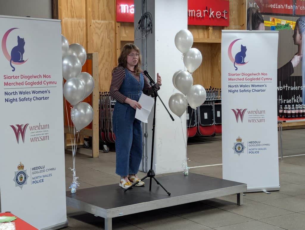 Launch of North Wales Women’s Night Safety Charter at Ty Pawb.