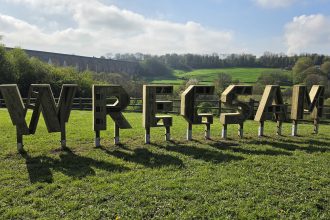 W.R.E.C.S.A.M bug hotel installed at Tŷ Mawr Country Park