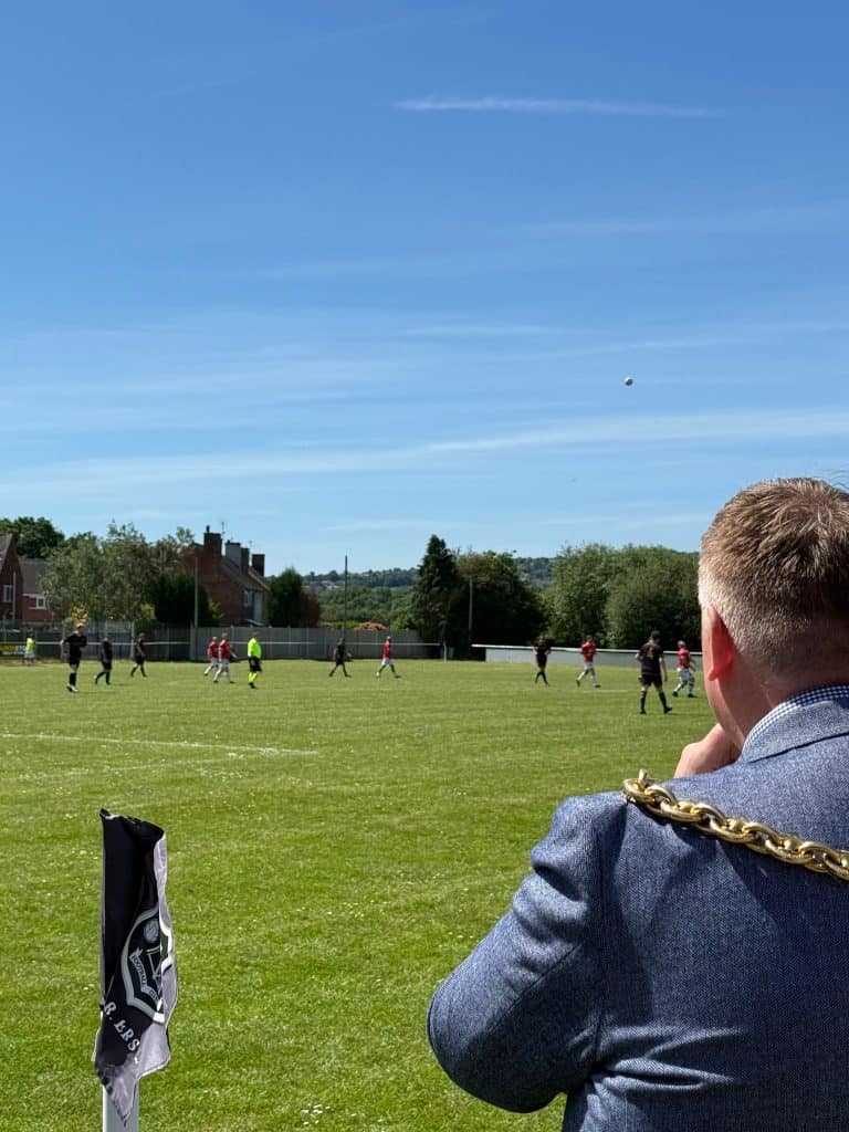 Wrexham Armed Forces veterans football match