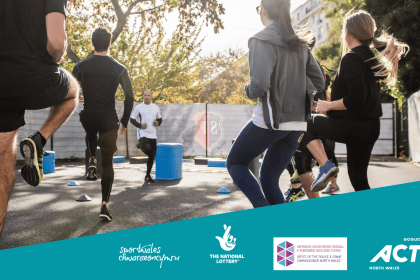 sportwales chwaraeoncymru The National Lottery Swyddfa Comisiynydd Heddlu Office of the police and crime commissioner North Wales Gogledd Cymru Actif Actif North Wales