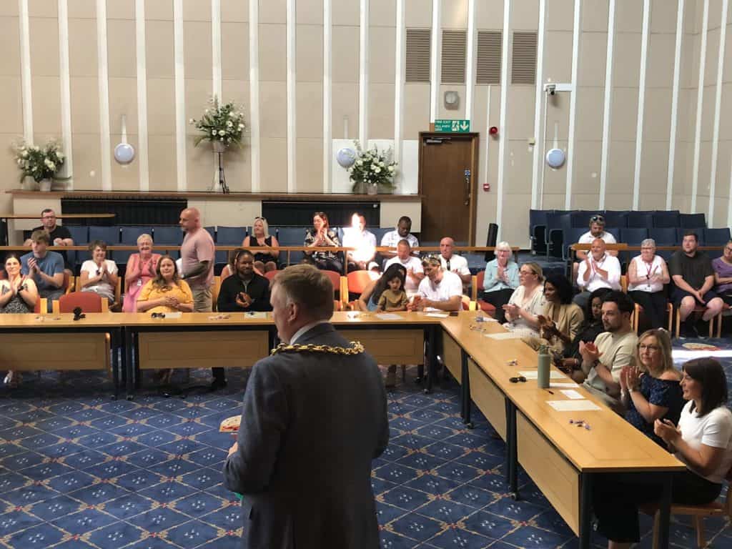 Social care workers celebrated at qualification awards