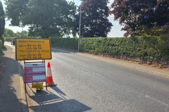 Planned roadworks in Overton and Bangor-on-Dee area
