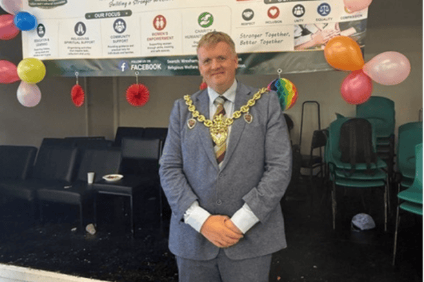 Mayor of Wrexham, Councillor Jeremy Kent
