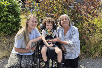 Bethan, Noah and Gill