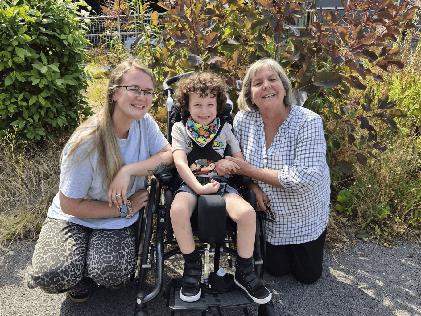 Bethan, Noah and Gill
