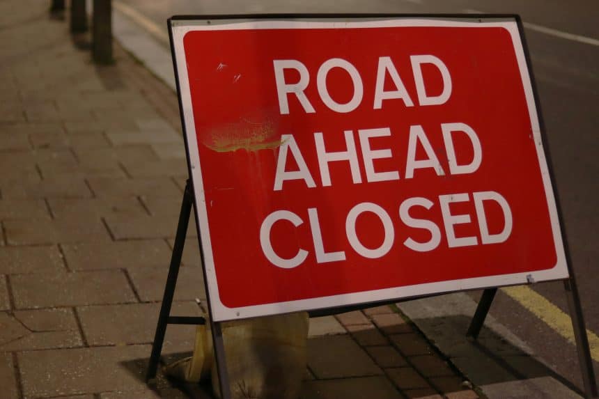 Planned roadworks in Overton and Bangor-on-Dee area