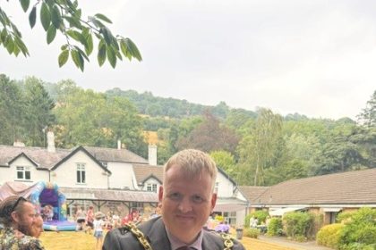 Mayor of Wrexham attending Dolywern summer fair