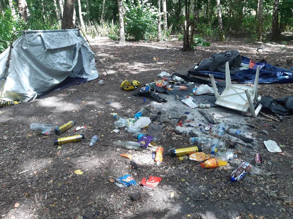 Small fire, serious danger: warning after incidents at country parks