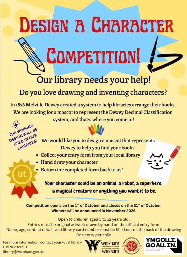 Design a Character competition poster