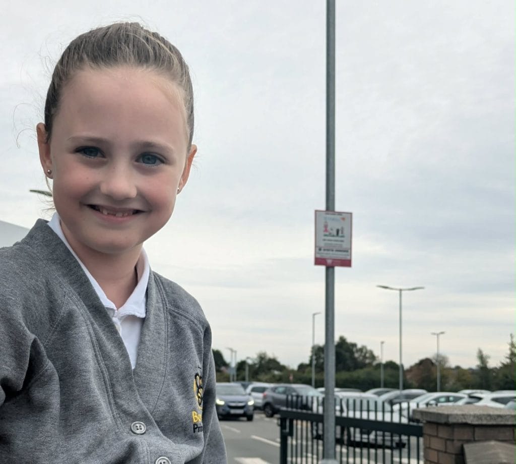 Young designers anti-dog fouling signs begin appearing across Wrexham