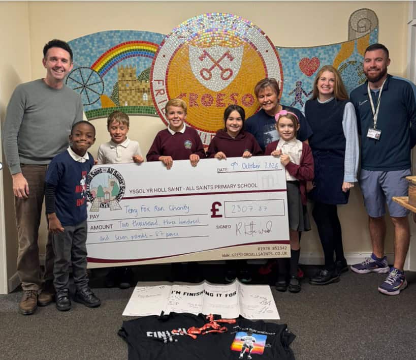 All Saints School final total for their fundraising efforts