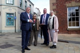 Welsh Government Minister Sian Gwenllian visits Wrexham