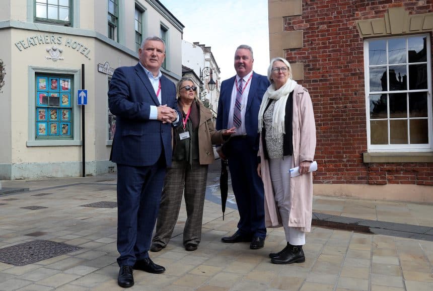 Welsh Government Minister Sian Gwenllian visits Wrexham
