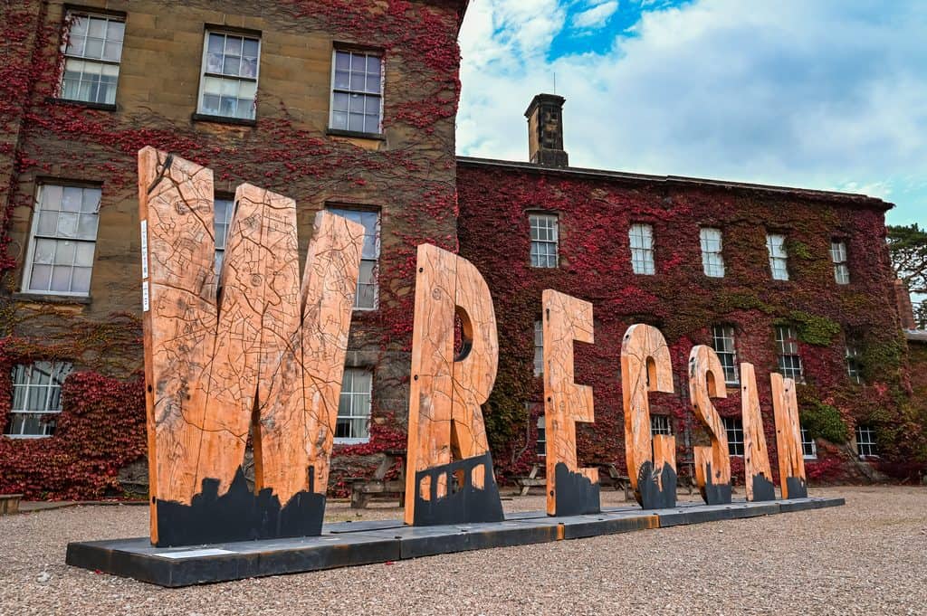 Wrecsam letters at Erddig