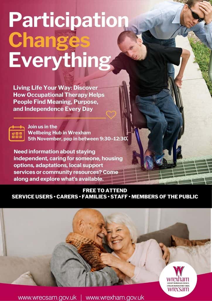 Occupational Therapy Week information event poster
