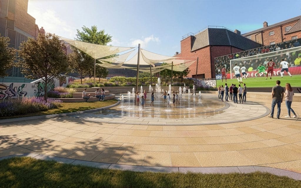 Artist's impression of what the former Hippodrome site could look like.
