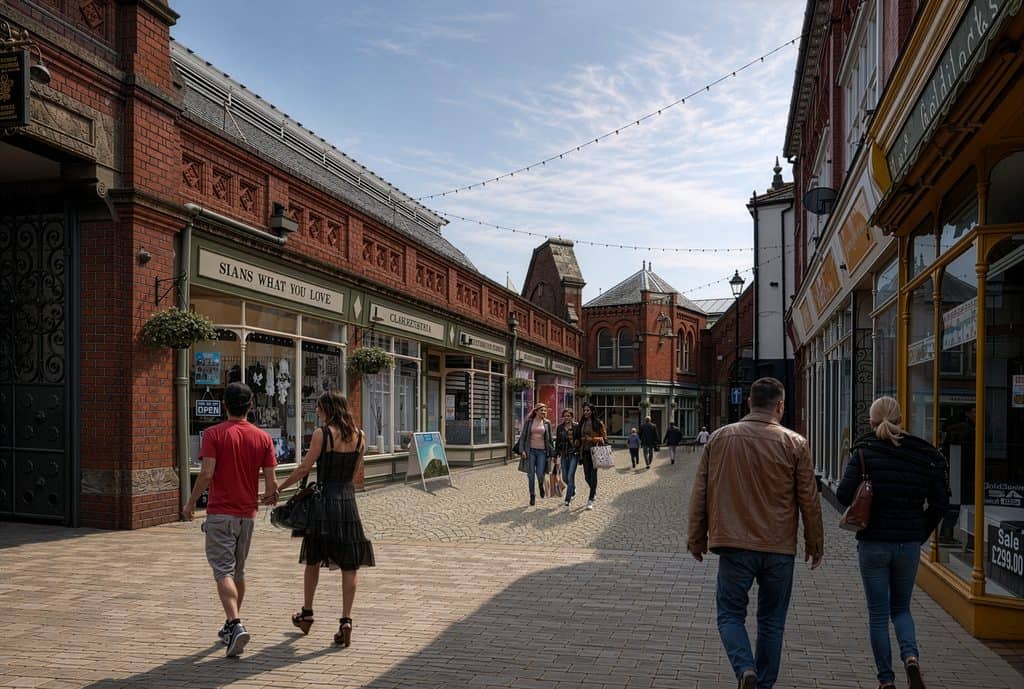 Artist's impression of Henblas Street.